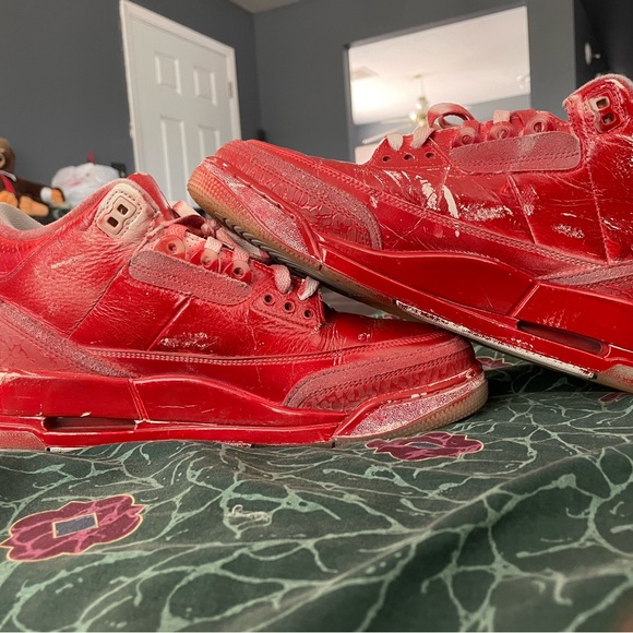 Nike Air Jordan 3 craft custom used size 11 - Picture 7 of 12